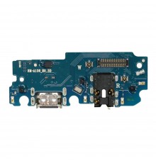 Шлейф для Samsung A136 Galaxy A13 5G, коннектора зарядки, коннектора наушників, мікрофона, плата зарядки, High Copy