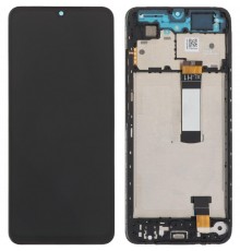 Дисплей для Xiaomi Redmi A5 4G, чорний, з рамкою, Original (PRC), 167.92mm, 25028PC03G, 25028RN03A, 25028RN03I
