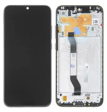 Дисплей для Xiaomi Redmi Note 8, чорний, без логотипу, з рамкою, High Copy M1908C3JH, M1908C3JG, M1908C3JI