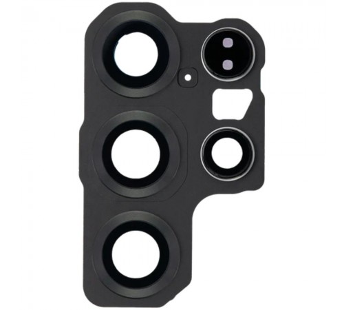 Стекло камеры для Samsung S938 Galaxy S25 Ultra, черное, с рамкой