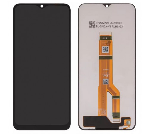 Дисплей для Huawei Honor X6b, черный, без рамки, High Copy JDY-LX1, JDY-LX2