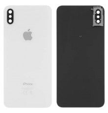 Задня панель корпусу для iPhone XS Max, біла + скло камери, small hole