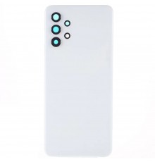 Задняя панель корпуса для Samsung A325 Galaxy A32, белая (Awesome White), Copy + стекло камеры