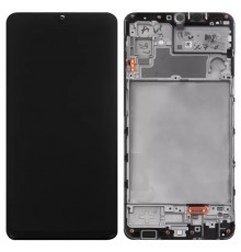 Дисплей для Samsung M325 Galaxy M32, черный, с рамкой, Original (PRC)