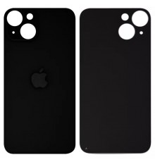 Задняя панель корпуса для iPhone 14, черная, нужно снять стекло камеры, Midnight, small hole