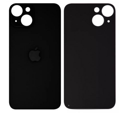 Задняя панель корпуса для iPhone 14, черная, нужно снять стекло камеры, Midnight, small hole