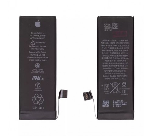 Акумулятор G-OCA Pro iPhone SE, Li-ion, 3,82 В, 1624 мАг, Original (PRC), оригінальний IC, #616-00107 Акумулятор G-OCA Pro iPhone SE, Li-ion, 3,82 В, 1624 мАг, Original (PRC), оригінальний IC, #616-00107