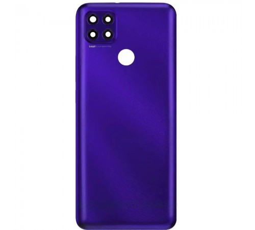 Задняя панель корпуса для Motorola Moto G9 Power XT2091, фиолетовая (Electric Violet) + стекло камеры