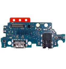 Шлейф для Samsung A235 Galaxy A23, коннектора зарядки, коннектора наушников, микрофона, плата зарядки, High Copy
