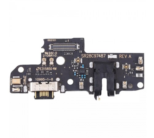 Шлейф для Motorola Moto G50 XT2137, коннектора зарядки, коннектора наушников, микрофона, плата зарядки, Original (PRC)