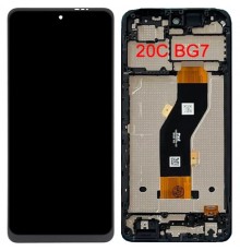 Дисплей для Tecno Spark 20C (BG7), чорний, з рамкою, Original (PRC)
