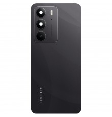 Задня панель корпусу для Realme C75 4G, чорна (Black) + скло камери