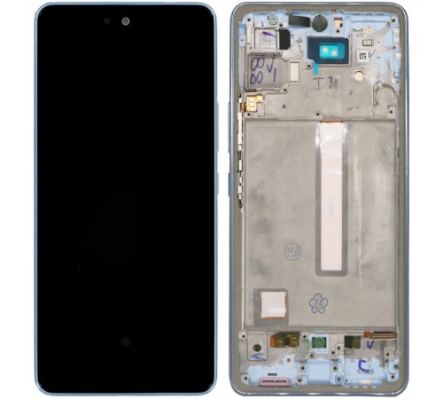 Дисплей для Samsung A536 Galaxy A53 5G, синий (Blue), с рамкой, без Touch ID, Copy (TFT) Дисплей для Samsung A536 Galaxy A53 5G, синий (Blue), с рамкой, без Touch ID, Copy (TFT)