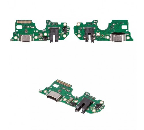 Шлейф для Oppo A96 4G, конектора зарядки, мікрофона, плата зарядки, High Copy