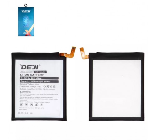 Акумулятор Deji EB-BS908ABY для Samsung S908B Galaxy S22 Ultra 5G, Li-ion, 3,83 В, 5000 мАг