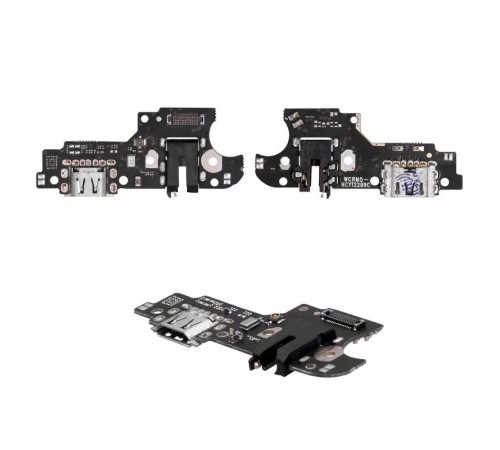 Шлейф для Realme 5, 5i, C3, коннектора наушників, коннектора зарядки, мікрофона, плата зарядки, High Copy