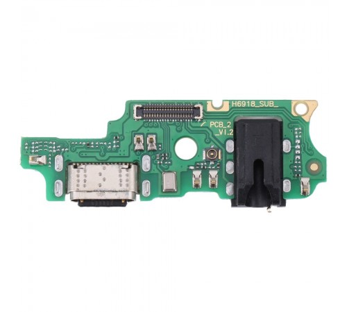 Шлейф для Tecno Pova 3 (LF7n), коннектора зарядки, коннектора наушников, микрофона, плата зарядки, Original (PRC)