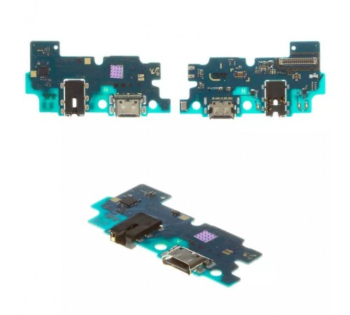 Шлейф для Samsung A505F/DS Galaxy A50, коннектора зарядки, коннектора наушників, мікрофона, плата зарядки, Original (PRC)