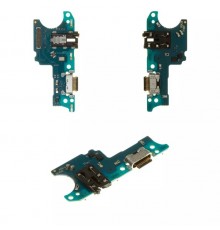 Шлейф для Samsung A037 Galaxy A03s, A037F Galaxy A03s, коннектора зарядки, коннектора наушників, мікрофона, плата зарядки, Original (PRC)