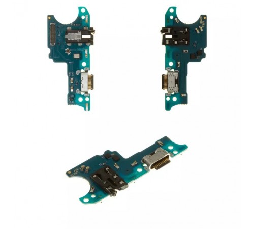 Шлейф для Samsung A037 Galaxy A03s, A037F Galaxy A03s, коннектора зарядки, коннектора наушників, мікрофона, плата зарядки, Original (PRC)
