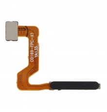 Шлейф для Oppo A52, A72, A92, сканера відбитка пальця (Touch ID), чорний (Twilight Black), Original (PRC)