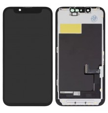Дисплей для iPhone 13 mini, черный, с рамкой, Copy, Tianma, (TFT)