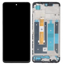 Дисплей для Realme C55, черный, с рамкой, Original (PRC)