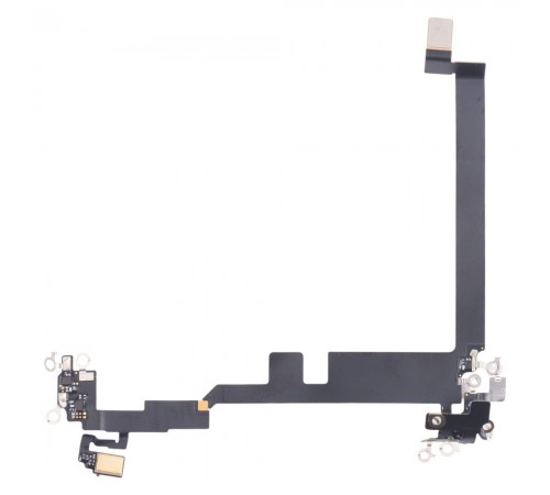 Шлейф для iPhone 16 Pro Max, коннектора зарядки, микрофона, Original (PRC)