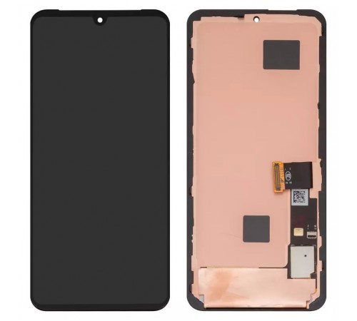Дисплей для Google Pixel 8, чорний, з рамкою, High Copy з широким обідком, (OLED) GKWS6, G9BQD, GA04851-US, GZPFO, GPJ41
