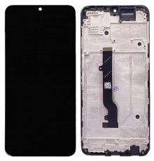 Дисплей для Infinix Note 11, чорний, з рамкою, High Copy (OLED)