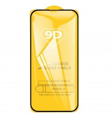 Захисне скло для Apple iPhone 16, сумісне з чохлом, Full Glue, (без упаковки), чорний 