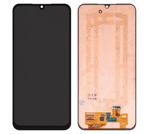 Дисплей для Samsung A256 Galaxy A25, черный, без рамки, Оригинал (переклеено стекло)