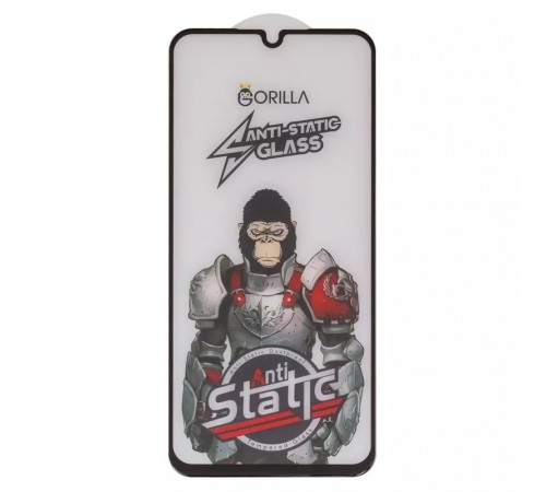 Защитное стекло для Samsung A155 Galaxy A15, A156 Galaxy A15 5G, M156 Galaxy M15, совместимо с чехлом, Full Glue, Anti-Static, черный, gorilla