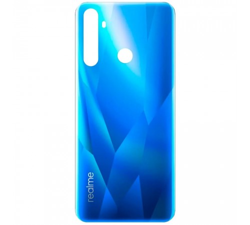 Задняя панель корпуса для Realme 5 Pro, Realme Q, синяя (Crystal Blue) Задняя панель корпуса для Realme 5 Pro, Realme Q, синяя (Crystal Blue)