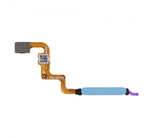 Шлейф для Xiaomi Redmi Note 12 4G, сканера отпечатка пальца (Touch ID), синий (Ice Blue), Original (PRC)