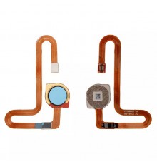 Шлейф для Xiaomi Redmi Note 8, Redmi Note 8 (2021), сканера відбитка пальця (Touch ID), синій (Neptune Blue)