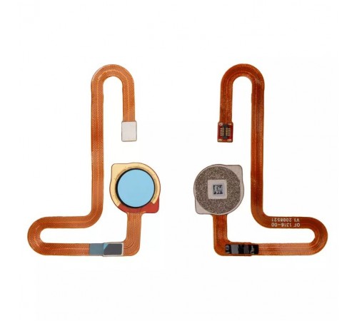 Шлейф для Xiaomi Redmi Note 8, Redmi Note 8 (2021), сканера відбитка пальця (Touch ID), синій (Neptune Blue)