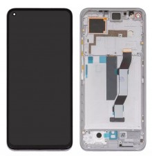 Дисплей для Xiaomi Mi 10T, Mi 10T Pro, Redmi K30s, сріблястий, з рамкою, Original (PRC), M2007J3SG, M2007J3SY, M2007J3SP, M2007J3SI, M2007J17C, M2007J3SC