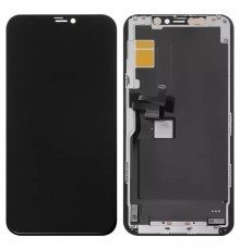 Дисплей для iPhone 11 Pro, чорний, з рамкою, High Copy (OLED), imisu OEM soft