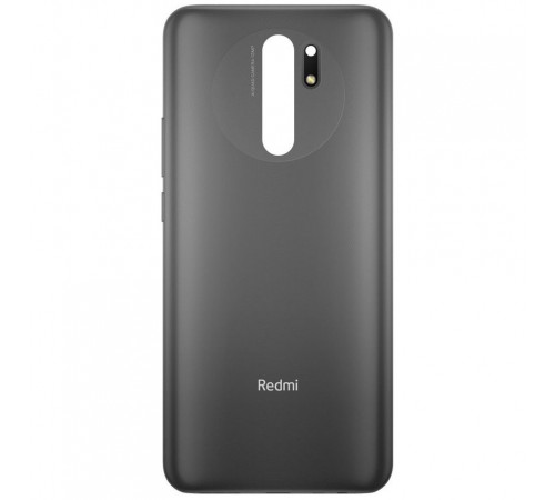 Задняя панель корпуса для Xiaomi Redmi 9, серая (Carbon Gray), Copy