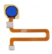 Шлейф для Xiaomi Redmi 9C, сканера отпечатка пальца (Touch ID), синий (Twilight Blue), Original (PRC)