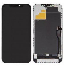 Дисплей для iPhone 12 Pro Max, чорний, з рамкою, Copy (TFT), ZY