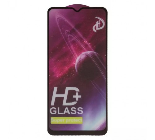 Защитное стекло ASP для Realme C11 (2021), C20, C21, совместимо с чехлом, Full Glue, черный