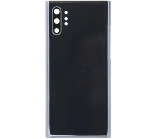 Задняя панель корпуса для Samsung N970F Galaxy Note 10, черная (Aura Black) + стекло камеры