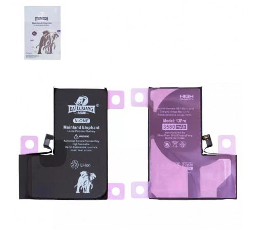 Аккумулятор Da Luxiang для Apple iPhone 13 Pro, Li-ion, 3,87 B, 3580 мАч, повышенная ёмкость, original IC