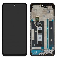 Дисплей для Motorola Moto E15, Moto G05, Moto G15, чорний, з рамкою, High Copy TXDI670EDCPX-22