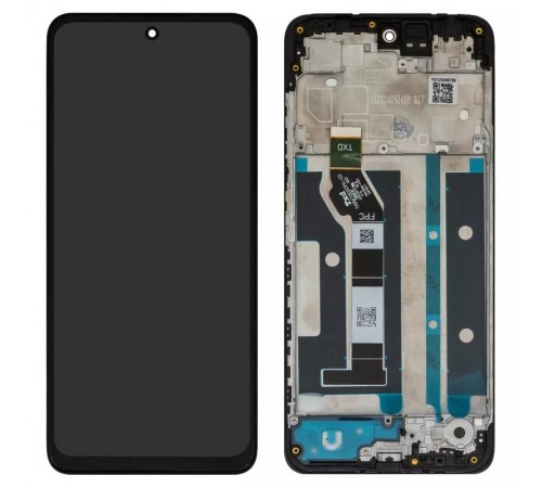 Дисплей для Motorola Moto E15, Moto G05, Moto G15, чорний, з рамкою, High Copy TXDI670EDCPX-22