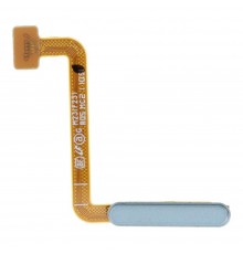 Шлейф для Samsung M236B Galaxy M23, кнопки увімкнення, сканера відбитка пальця (Touch ID), голубий (Light Blue), Original (PRC)