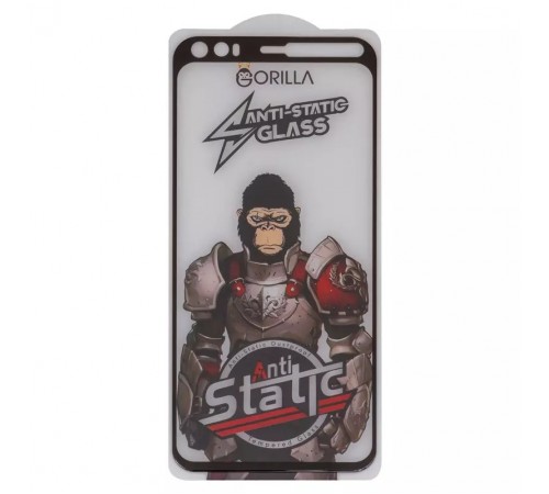 Защитное стекло для Google Pixel 4, совместимо с чехлом, Full Glue, Anti-Static, черный, gorilla