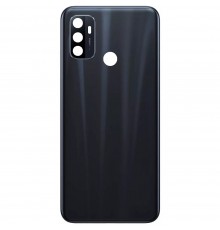 Задня панель корпусу для Oppo A53 4G, A53s 4G, A32, A33 (2020), чорна (Electric Black) + скло камери